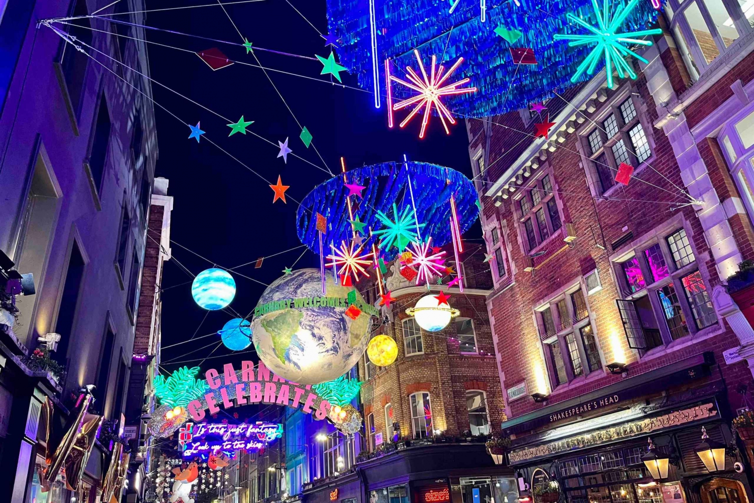 London Christmas Lights Walking Tour in London