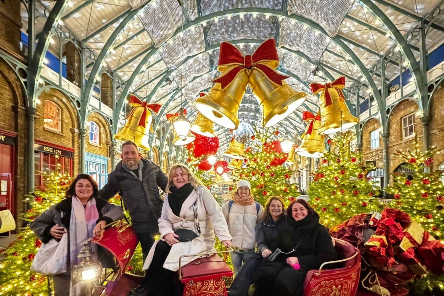 Londres: tour a pie de luces navideñas