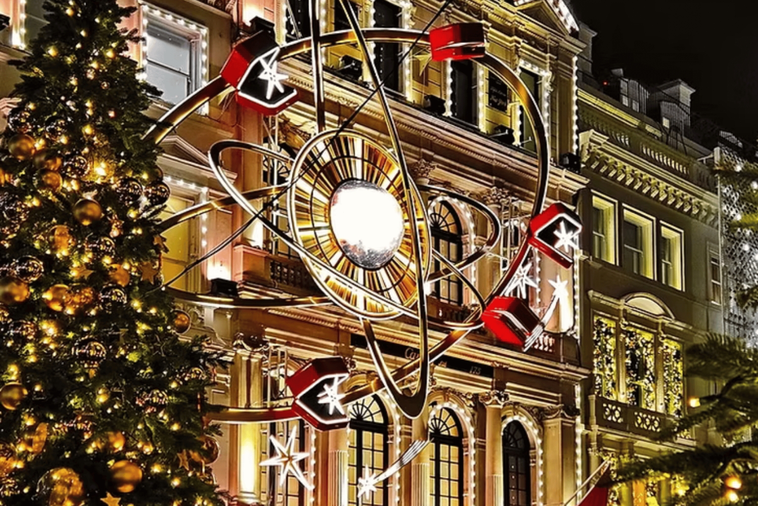 Londres: tour a pie de luces navideñas