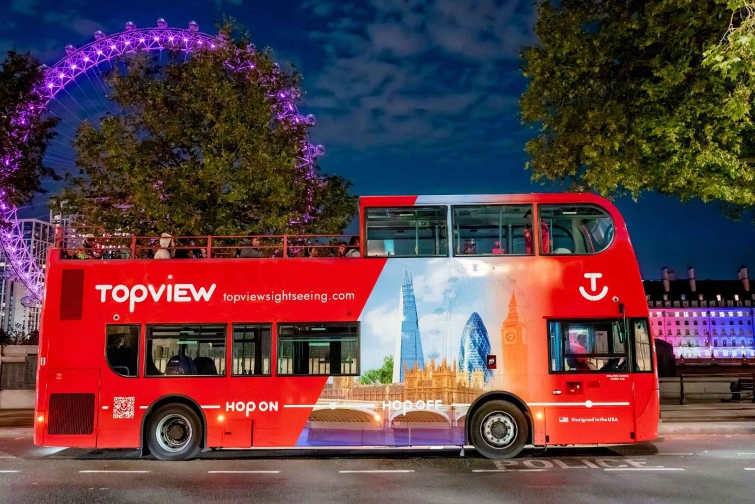 Londyn: nocna wycieczka autobusowa „City Lights