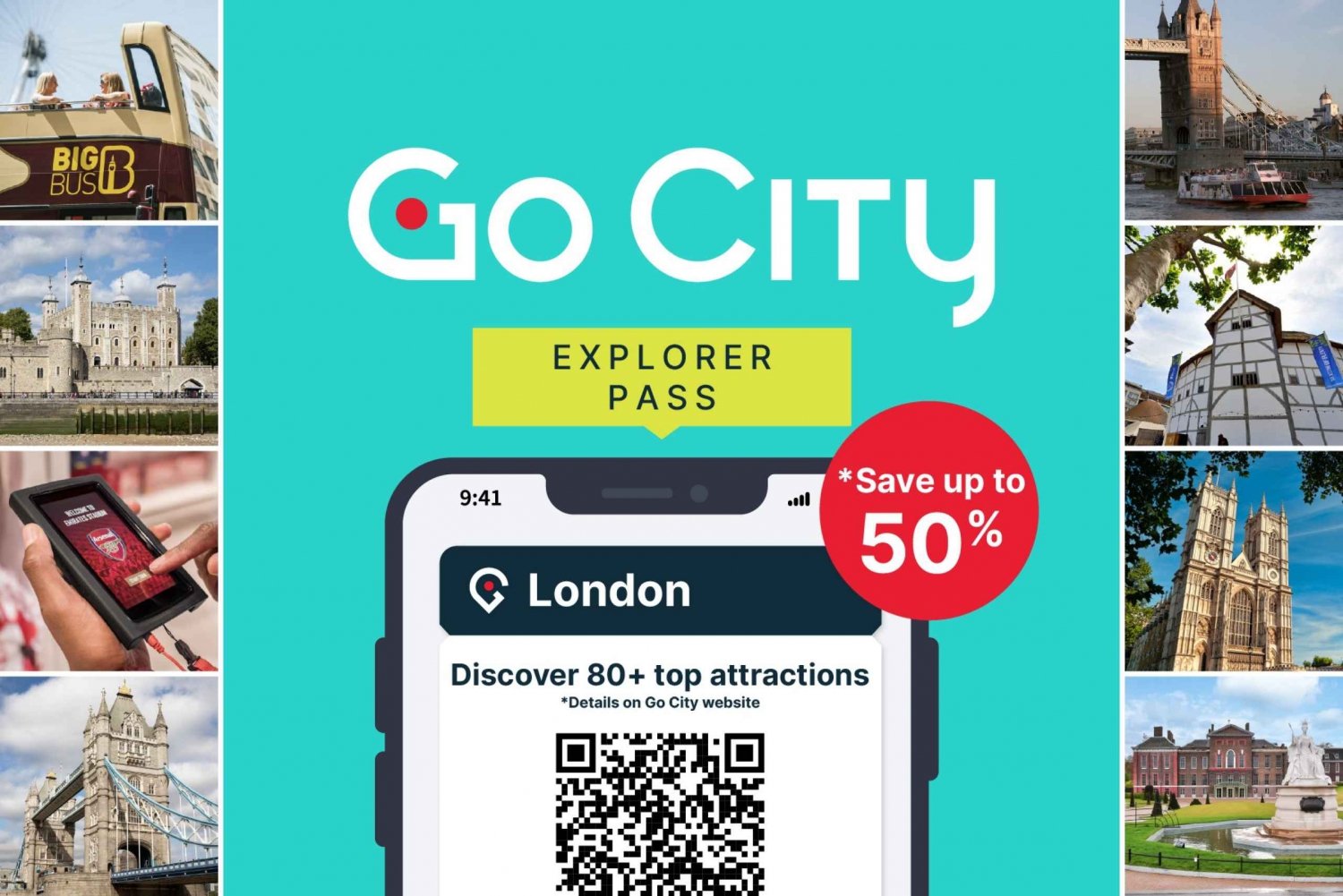 London: Explorer Pass® med adgang til 2 til 7 attraktioner
