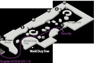 London: Flughafen Gatwick Nr. 1 Zugang zu Gatwick