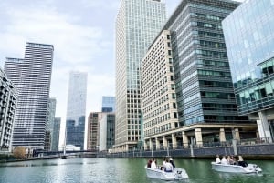 London: GoBoat-Verleih in Canary Wharf mit London Docklands