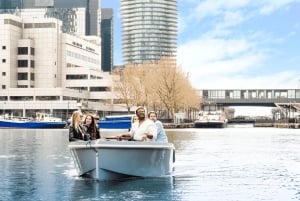 Londra: Noleggio GoBoat a Canary Wharf con London Docklands