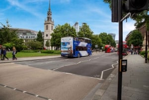 Londres: Ônibus hop-on hop-off Sightseeing de teto aberto