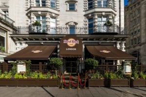 Londres : Hard Rock Cafe, menu pour le déjeuner ou dîner