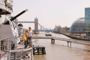 London: Billet til HMS Belfast og højdepunkter i Southbank med lydguide