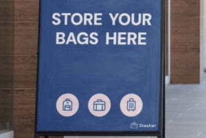 ロンドンバッキンガム宮殿近くの荷物預かり所