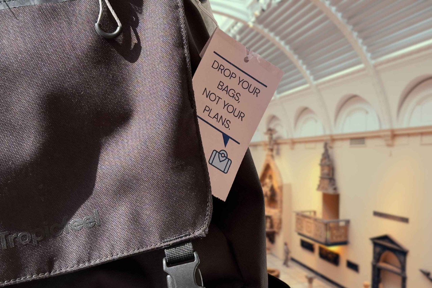 Londres: Consigna de equipajes cerca del Museo Británico