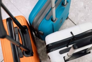 Londres : Stockage des bagages à la gare de Victoria
