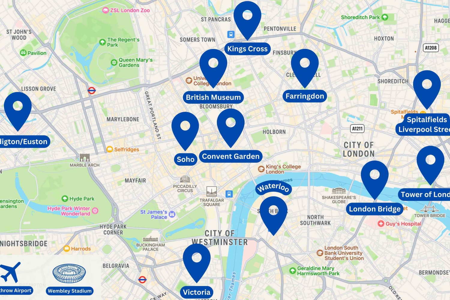 Londyn: Przechowalnia bagażu