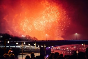 Londra: festa di Capodanno in barca con vista sui fuochi d'artificio