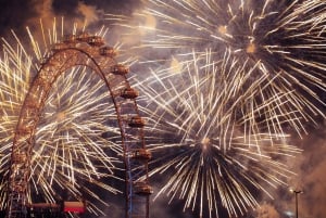 Londra: festa di Capodanno in barca con vista sui fuochi d'artificio