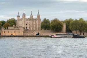 London: Nytårsaftensfyrværkeri på Themsen