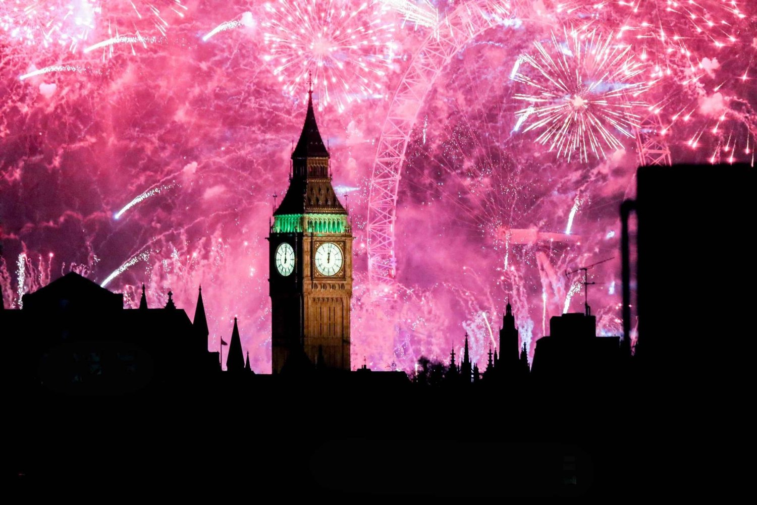 London New Years Eve Fireworks Cruise on the Silver Sockeye