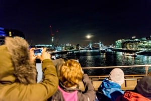 Londres : Visite touristique nocturne en bus à toit ouvert