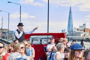 Lontoo: Lontoossa: Open-Top Vintage Bus Tour ja opas