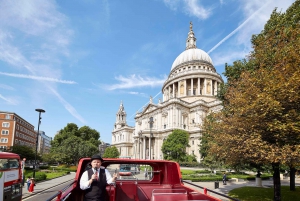 Londres : visite en bus vintage à toit ouvert avec guide touristique