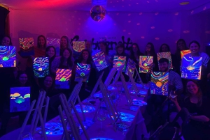 London: Malen und Trinken im Dunkeln mit unbegrenzten Getränken