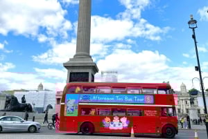 Лондон: автобусный тур послеобеденного чая «Свинка Пеппа» с аудиогидом
