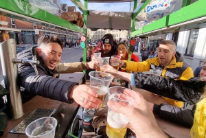London: Private Beer Bike Tour mit unbegrenzten Getränken