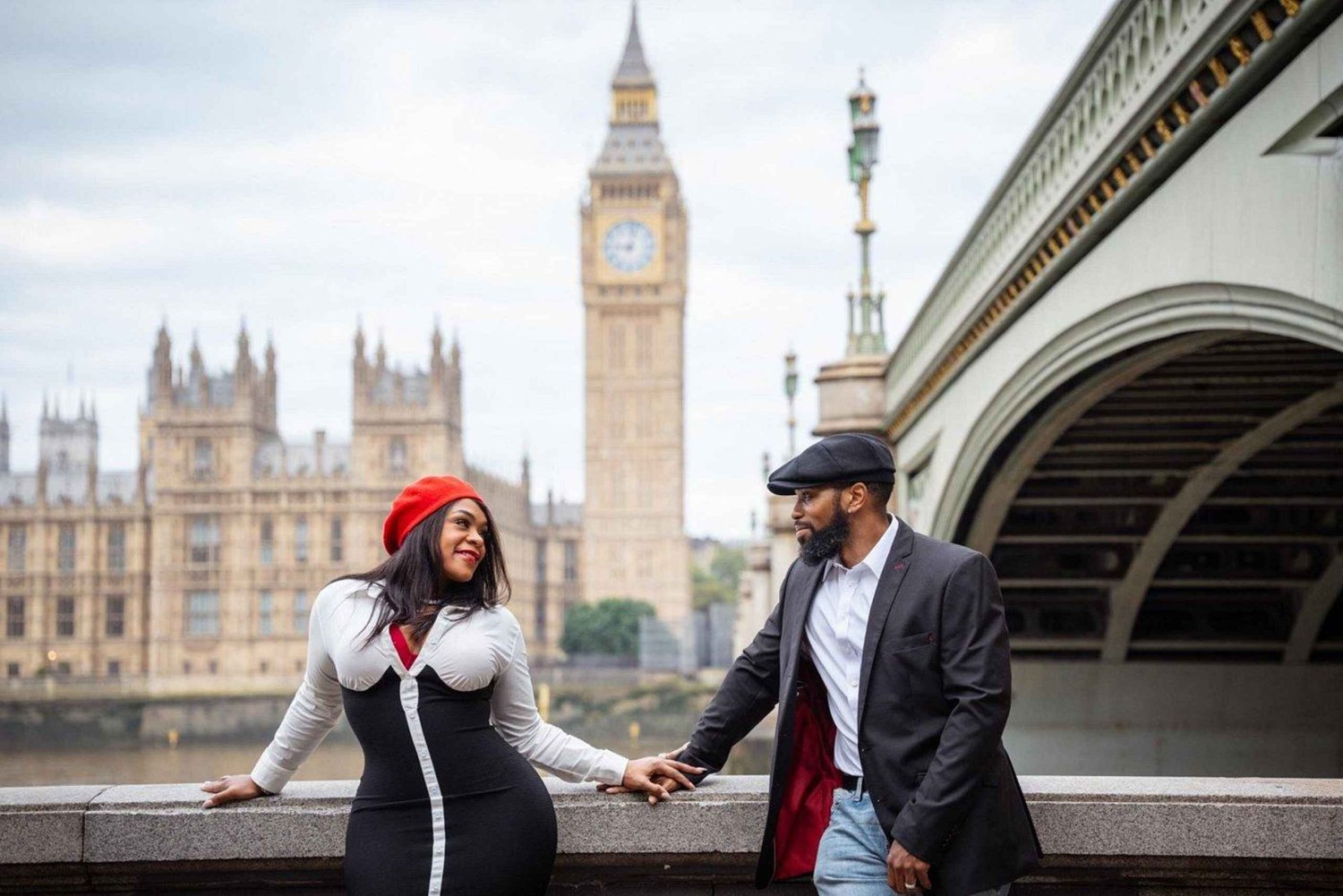 Londres: sesión de fotos navideña privada con monumentos