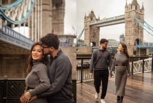 London: Privat parfotografering med landemerker