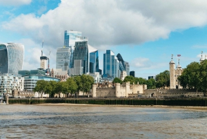 London: Hurtigbåttur på Themsen