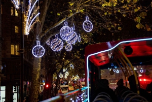 Londres: tour en autobús abierto con luces navideñas de Santa