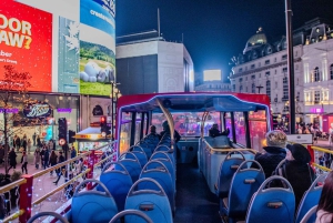 Londres: tour en autobús abierto con luces navideñas de Santa