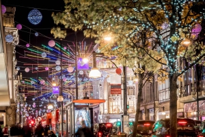 Londres: tour en autobús abierto con luces navideñas de Santa