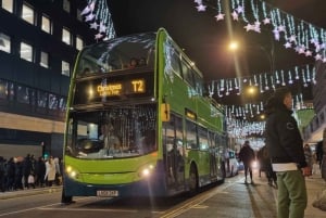 ロンドン：サンタバス・クリスマスライト・オープントップツアーをご覧ください
