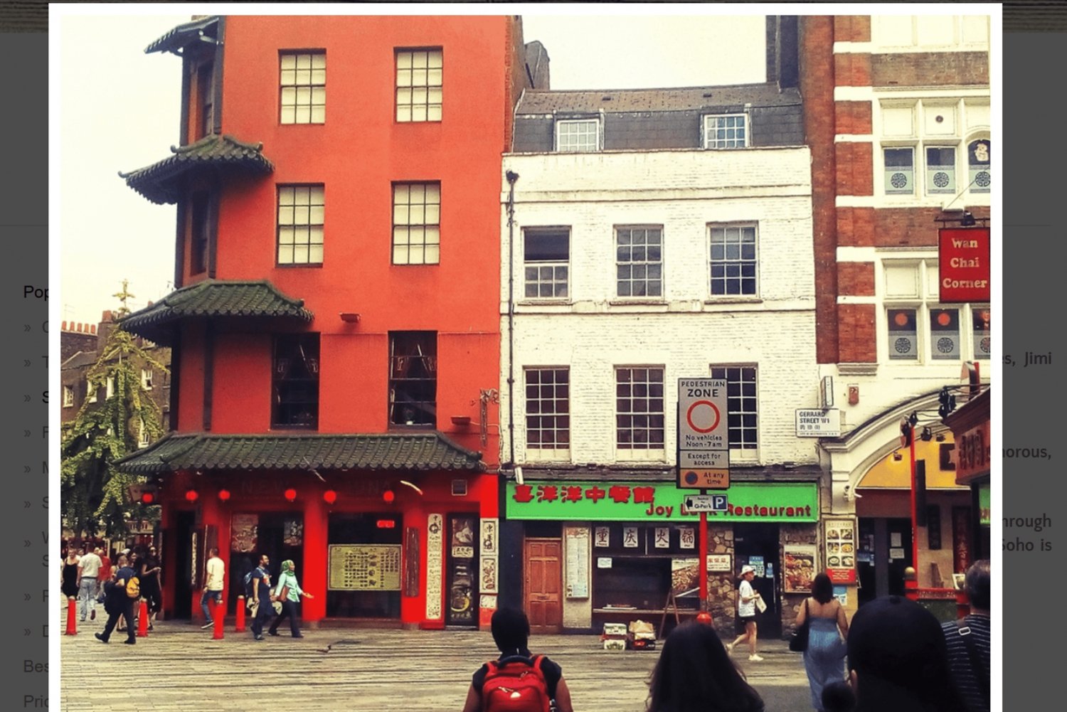 London: Skreddersydd Soho Walking Tour