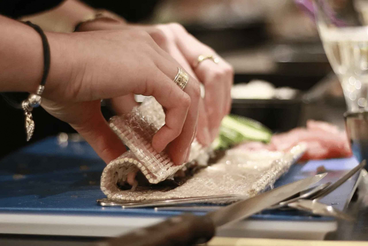 Londres : Atelier de fabrication de sushis