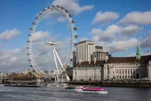 London: Kryssning på Themsen med valbar London Eye-biljett
