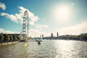 London: Kryssning på Themsen med valbar London Eye-biljett