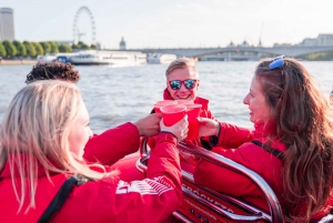 London: Thames Sunset Speedboat Experience med dryck