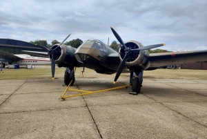 London til Duxford live flyplass, museum, kultur og minner