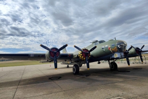 London til Duxford live flyplass, museum, kultur og minner