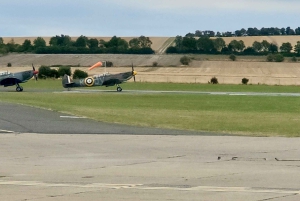 London til Duxford live flyplass, museum, kultur og minner