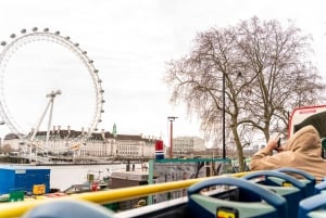 Londres : visite en bus à arrêts multiples Tootbus et croisière