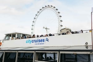 Londra: Tour in autobus Hop-on Hop-off di Tootbus Must-See con crociera