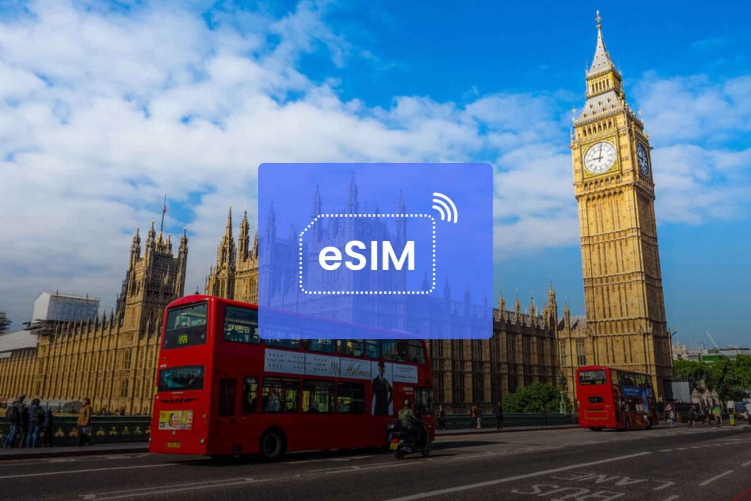 Londen: eSIM roaming mobiel data-abonnement voor VK en Europa