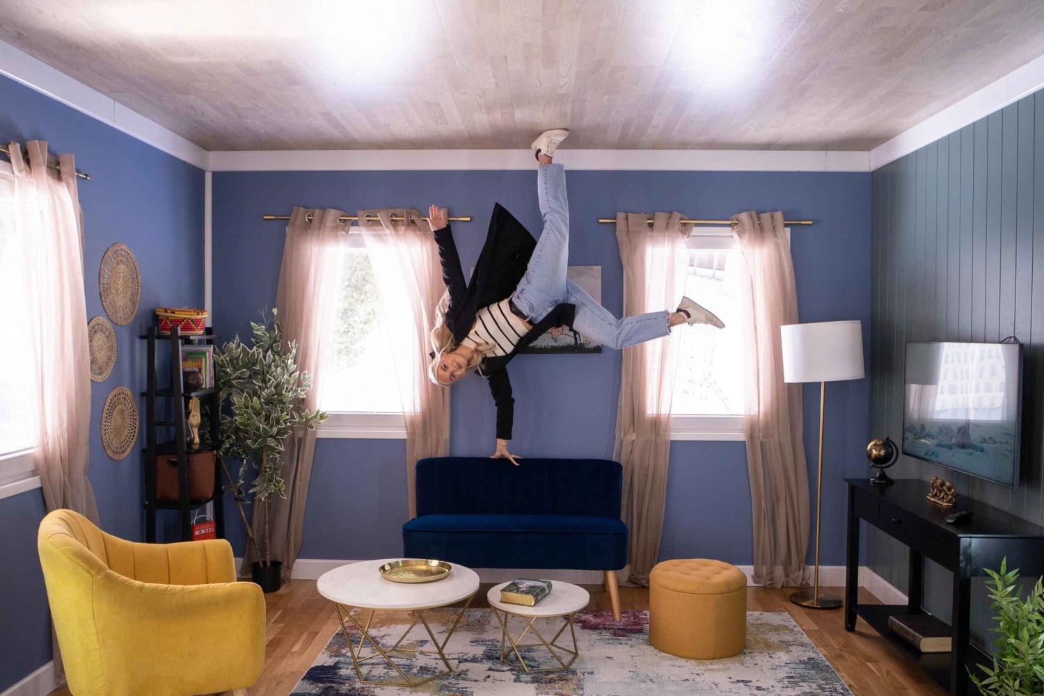 Londres : Upside Down House Westfield White City billet d'entrée