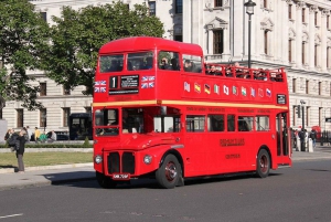 London Vintage Bus Tour, Thames Cruise, Fish & Chips