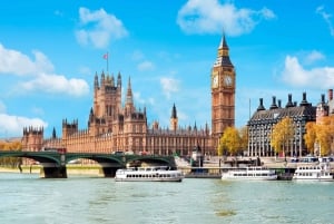 Londen: boottocht over de Theems van Westminster naar Greenwich