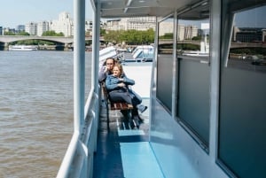 London: Bådtur på Themsen fra Westminster til Greenwich