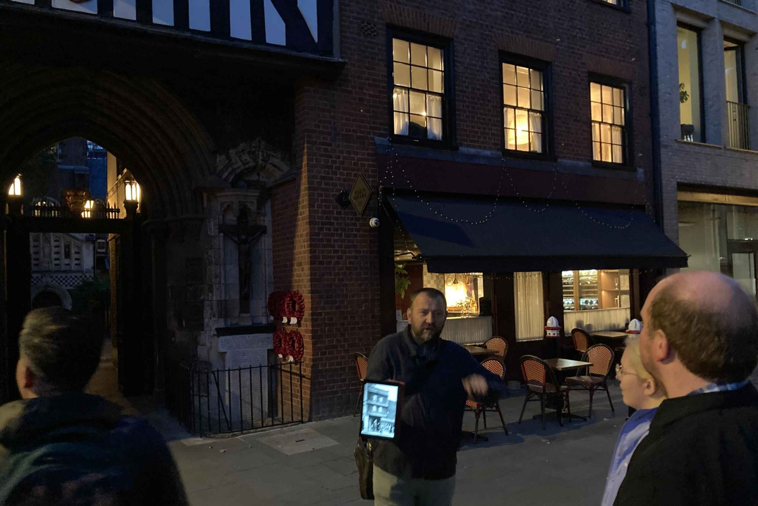 Excursão mal-assombrada a pé à noite pelos fantasmas e o passado macabro de Londres