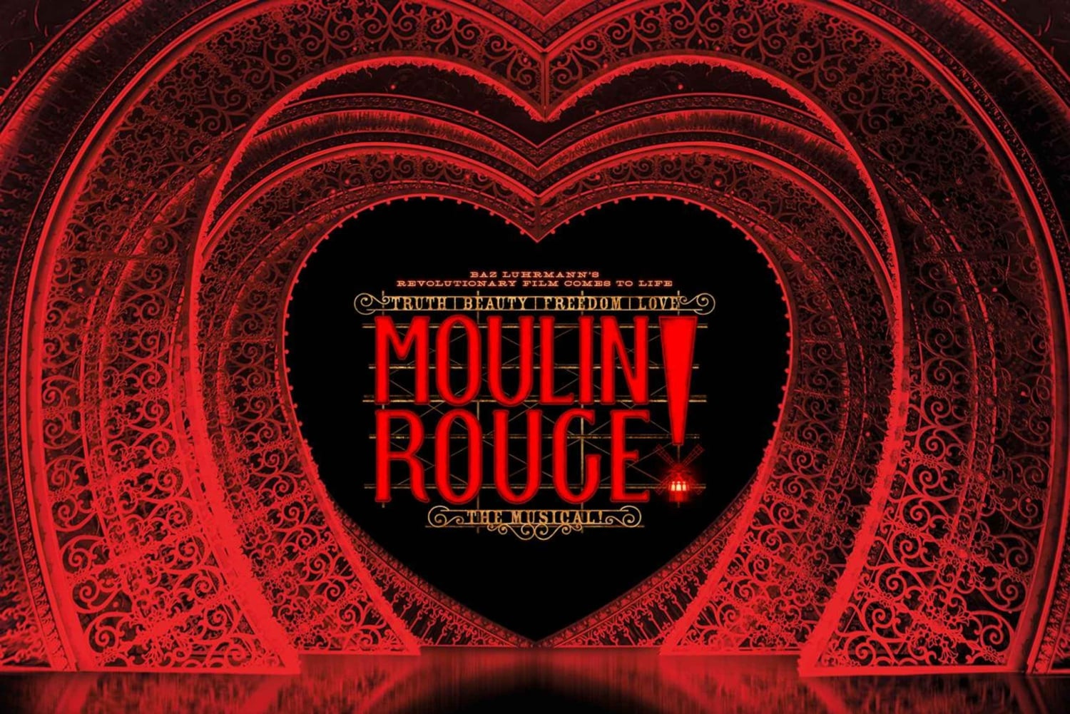 Londons West End: Billet til Moulin Rouge! The Musical