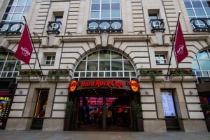 Picadilly Circus: vaste lunch of diner in het Hard Rock Cafe